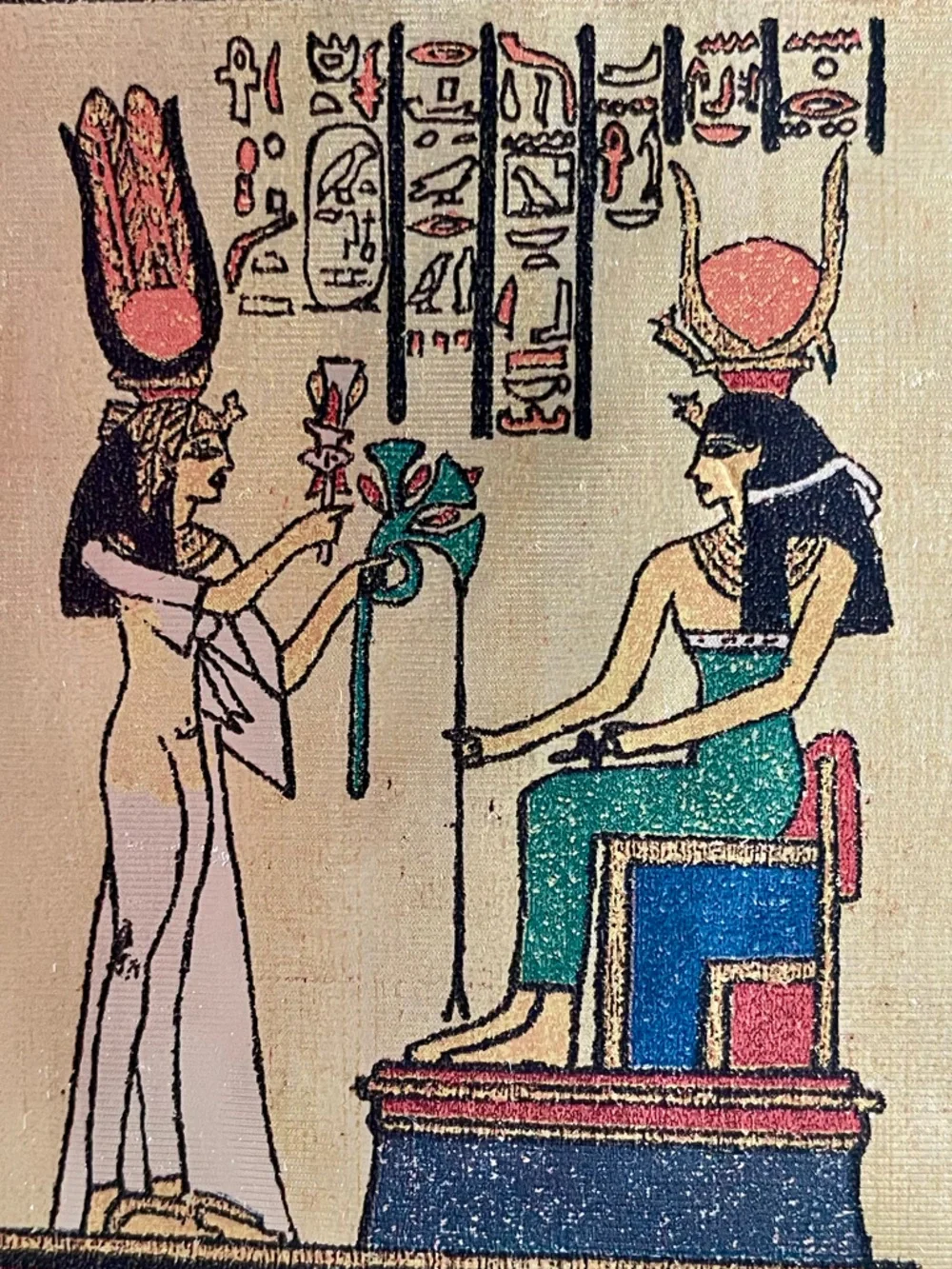 Egyptian Cleopatra Gold Gift Wrap Set